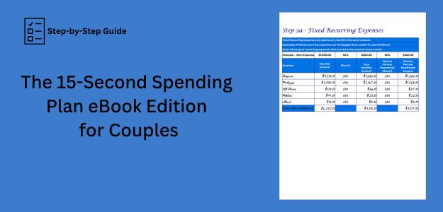 The 15-Second Spending Plan eBook Edition for Couples